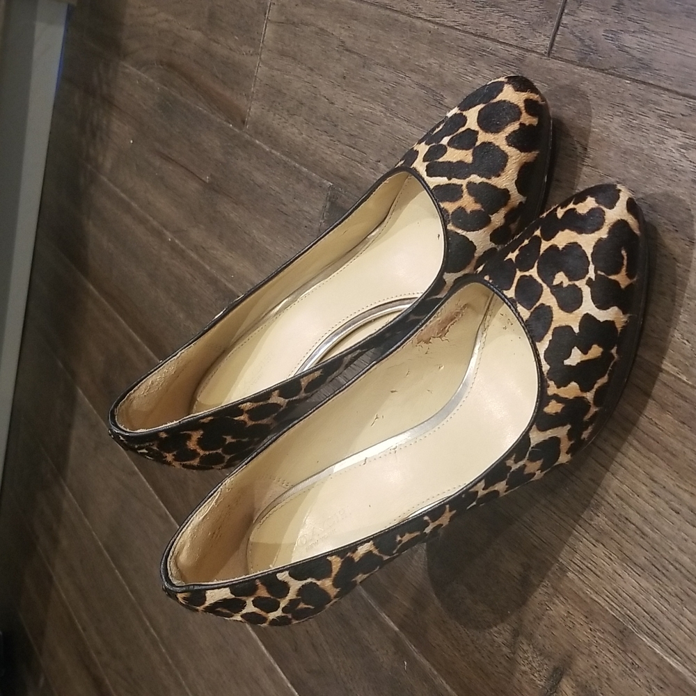 Coach cheetah print heels